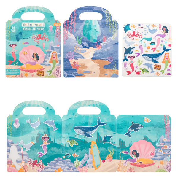REUSABLE STICKER BOOKS MERMAID