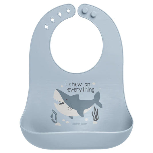 SILICONE BIB SHARK