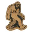 9 INCH BIG JR NATUAL LEATHER SASQUATCH DOG TOY