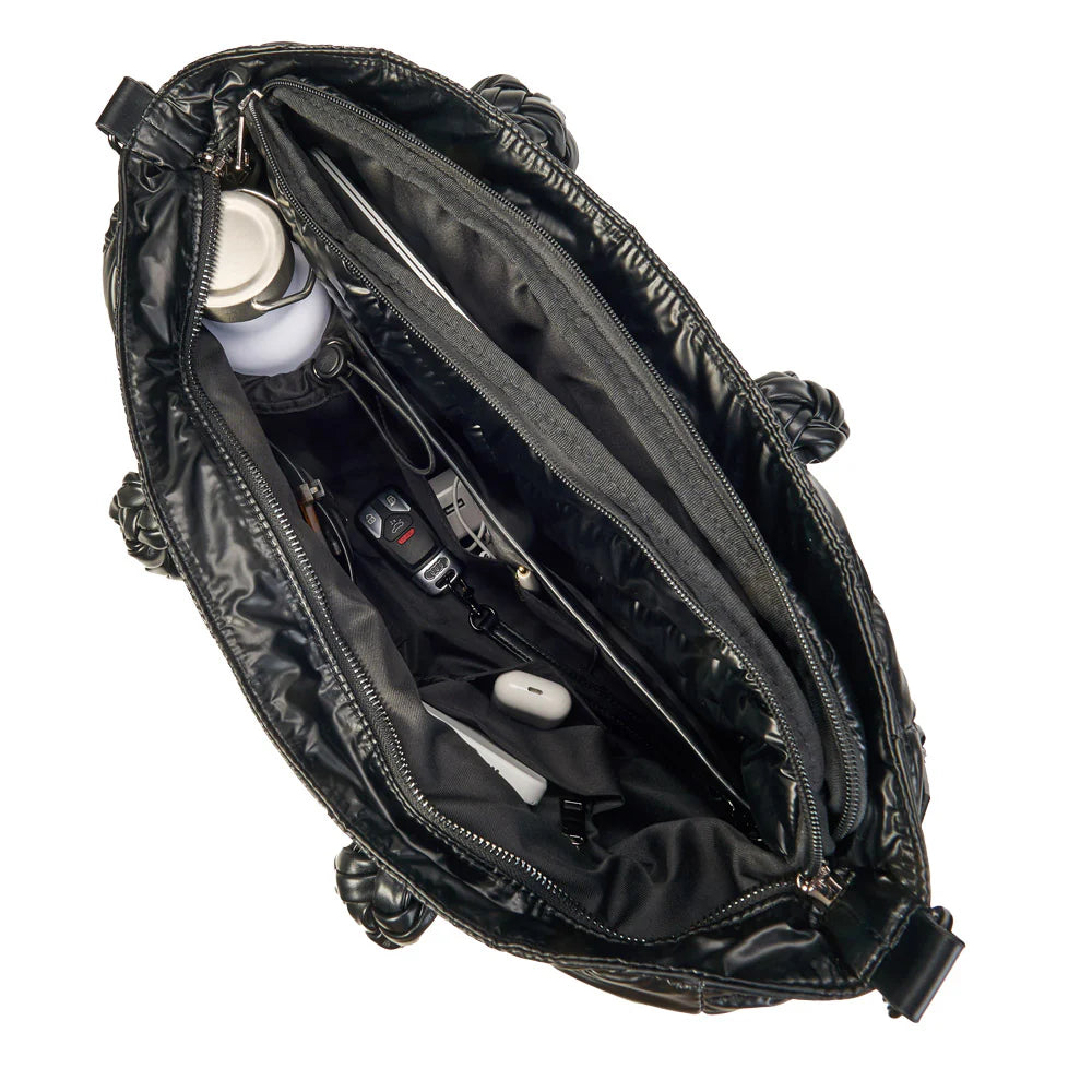 HYDRO TOTE BLACK QUILTED
