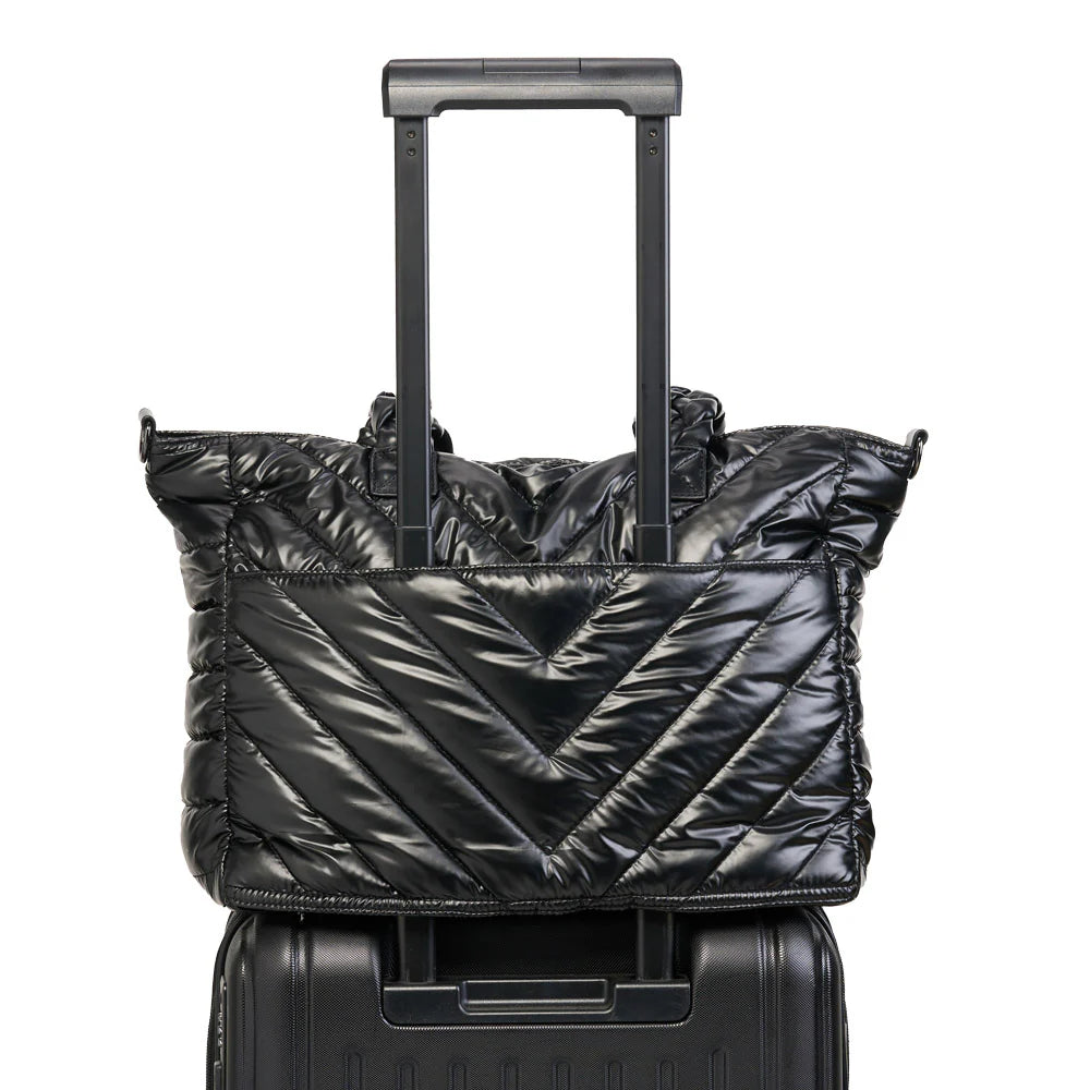 HYDRO TOTE BLACK QUILTED